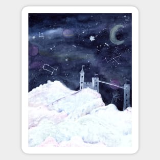 Castle in the Clouds Sticker